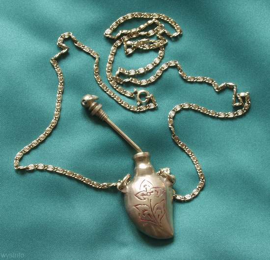 Perfume Container as Necklace