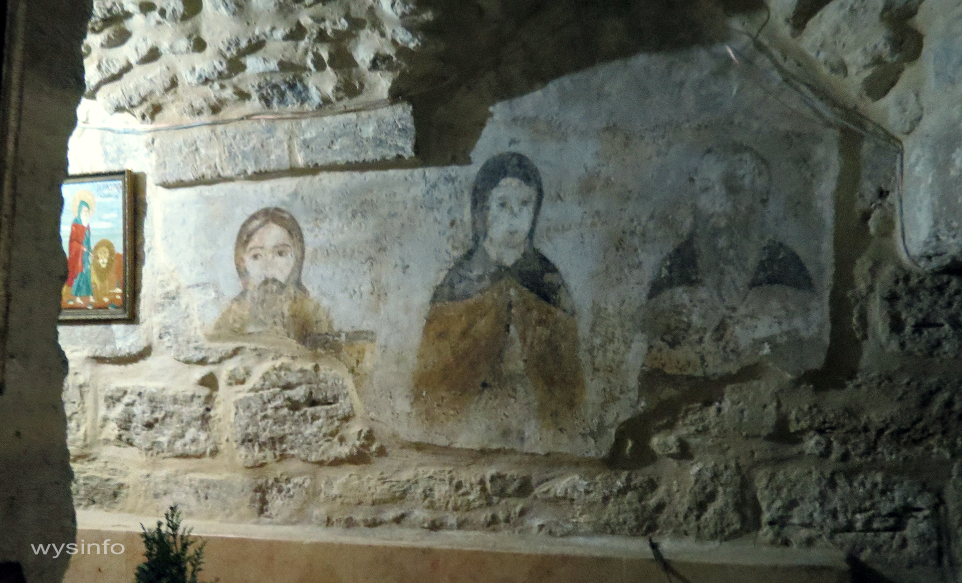 Fresco in the Greek Orthodox Monastery of Saint Gerasimus