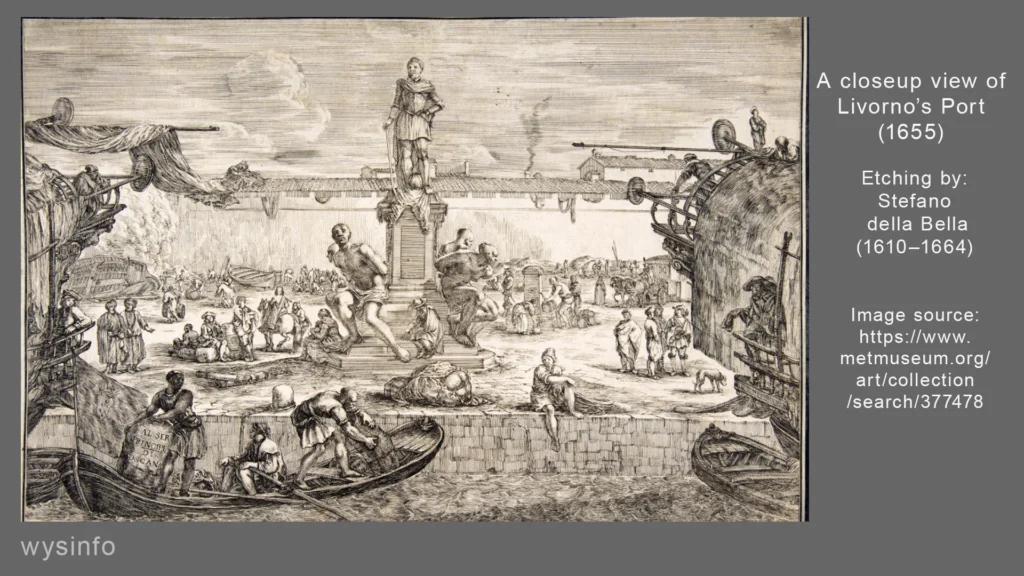 Livorno -close view of port 1655